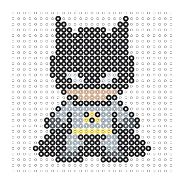 Batman Bügelperlen Vorlage