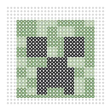 Creeper Kopf Bügelperlen Vorlage