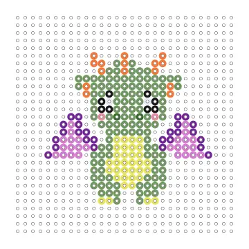 Drache Bügelperlen Vorlage