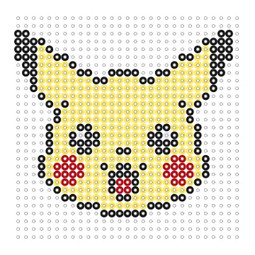 Pikachu Bügelperlen Vorlage