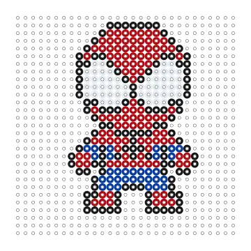Spiderman Bügelperlen Vorlage