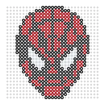 Spiderman Maske Bügelperlen Vorlage